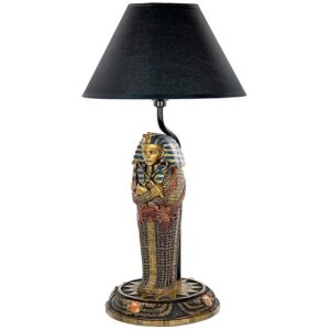 Design Toscano CL7924 6 1/2 Inch King Tut Sarcophagus Table Lamp