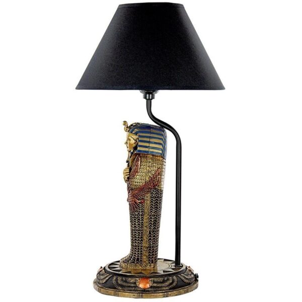 Design Toscano CL7924 6 1/2 Inch King Tut Sarcophagus Table Lamp