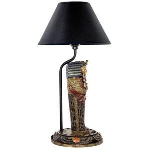 Design Toscano CL7924 6 1/2 Inch King Tut Sarcophagus Table Lamp