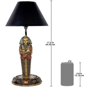 Design Toscano CL7924 6 1/2 Inch King Tut Sarcophagus Table Lamp