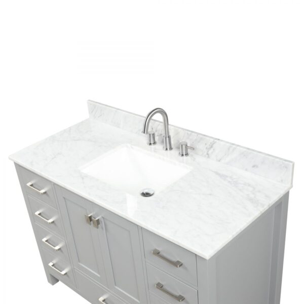 Blossom CT5 4822 03 48 Inch Carrara Marble Countertop