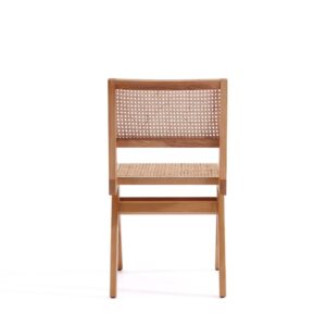 Manhattan Comfort Hamlet Dining Chair in Nature Cane - Set of 2