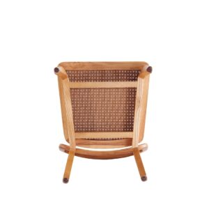 Manhattan Comfort Giverny Dining Chair in Nature Cane- Set of 2