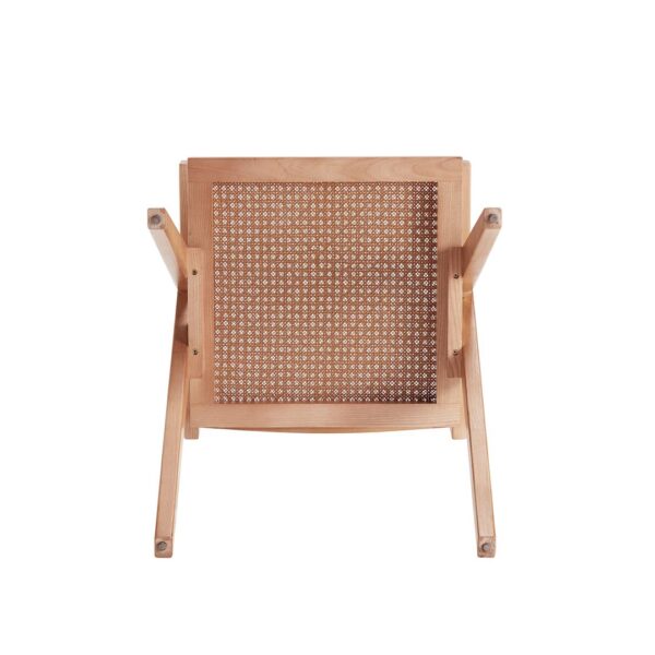 Manhattan Comfort Hamlet Dining Arm Chair in Nature Cane