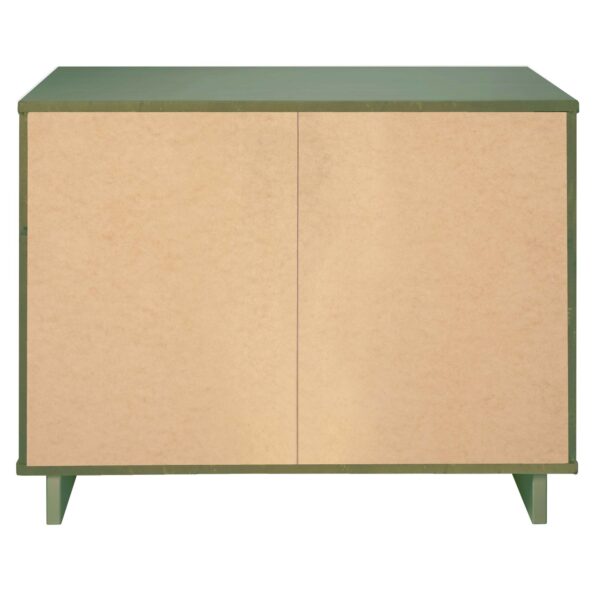 Manhattan Comfort Granville 38.18" Modern Standard Dresser with 3 Full Extension Drawers in Sage Green