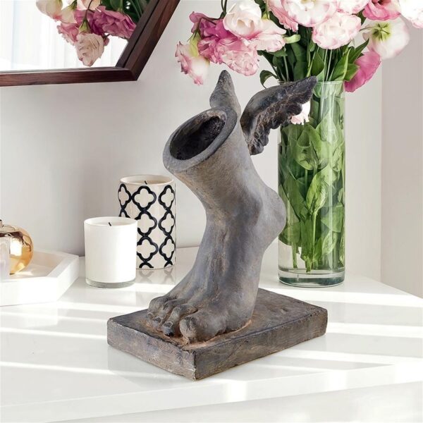 Design Toscano DS190245 6 1/2 Inch Hermes Winged Foot Planter