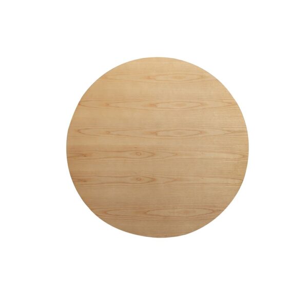 Manhattan Comfort Hathaway Modern 59.05 Solid Wood Round Dining Table in Nature