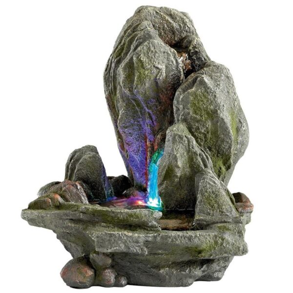 Design Toscano DW10101 12 Inch Boulder Falls Cascading Fountain