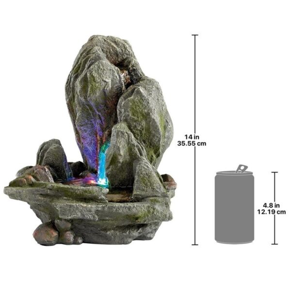 Design Toscano DW10101 12 Inch Boulder Falls Cascading Fountain