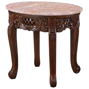 Design Toscano DY230 26 Inch Chantret Mable Topped Side Table