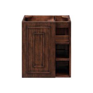 James Martin E110-V24-MCA Alicante 24 Inch Single Vanity Cabinet in Mid Century Acacia