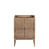 James Martin E213-V24-WWW Linden 24 Inch Single Vanity Cabinet in Whitewashed Walnut