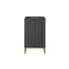 James Martin E303-V20-MG-RGD Chianti 20 Inch Single Vanity Cabinet in Mineral Grey and Radiant Gold