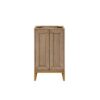 James Martin E303-V20-WW-RGD Chianti 20 Inch Single Vanity Cabinet in Whitewashed Walnut and Radiant Gold