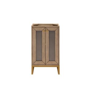 James Martin E303-V20-WW-RGD Chianti 20 Inch Single Vanity Cabinet in Whitewashed Walnut and Radiant Gold