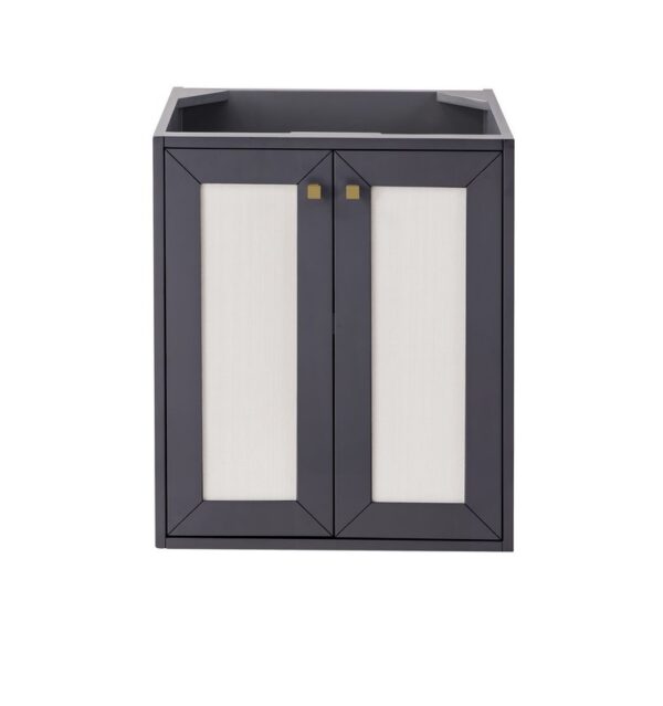 James Martin E303-V24-MG Chianti 24 Inch Single Vanity Cabinet in Mineral Grey