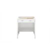 James Martin E444-CU30-GW Addison 30 Inch Countertop Unit (makeup counter) in Glossy White