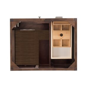 James Martin E444-V30-MCA Addison 30 Inch Single Vanity Cabinet in Mid Century Acacia