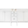 James Martin E444-V72-GW Addison 72 Inch Double Vanity Cabinet in Glossy White