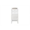 James Martin E645-B15L-GW Athens 15 Inch Cabinet with Drawers and Door in Glossy White