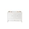 James Martin E645-V48-GW Athens 48 Inch Single Vanity Cabinet in Glossy White