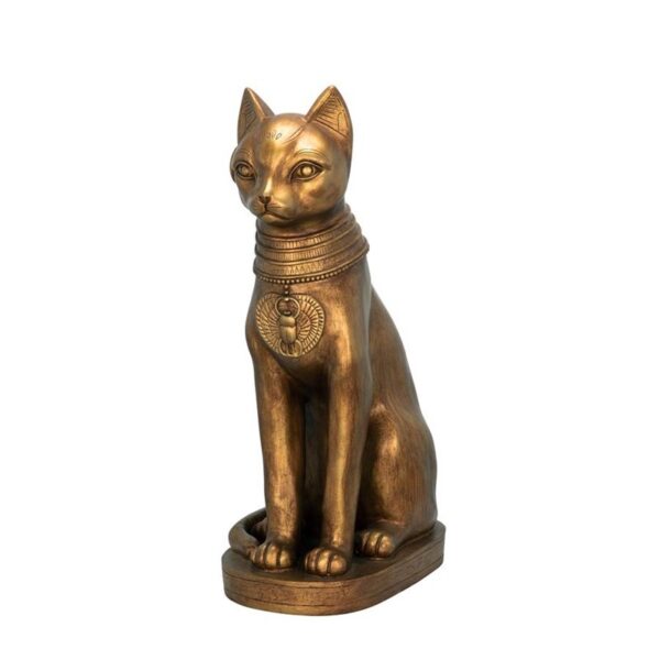 Design Toscano EU1012 7 Inch Golden Bastet Statue