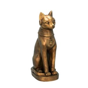 Design Toscano EU1012 7 Inch Golden Bastet Statue