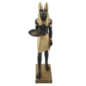 Design Toscano EU32518 9 Inch Anubis Servant of the Pharaohs Butler