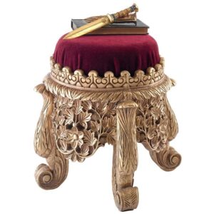 Design Toscano EU33054 12 Inch Sultan Suleiman Royal Footstool