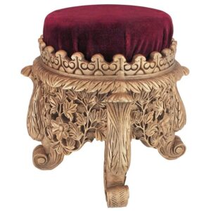 Design Toscano EU33054 12 Inch Sultan Suleiman Royal Footstool