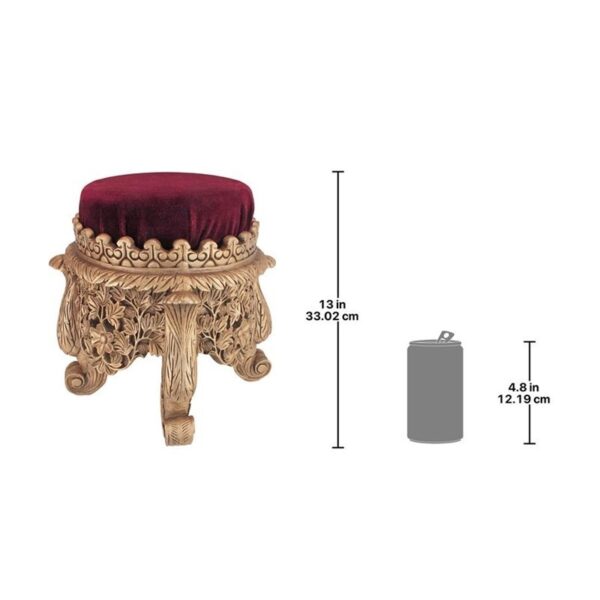 Design Toscano EU33054 12 Inch Sultan Suleiman Royal Footstool