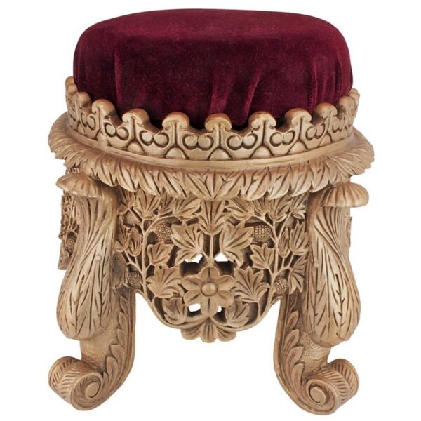 Design Toscano EU33054 12 Inch Sultan Suleiman Royal Footstool