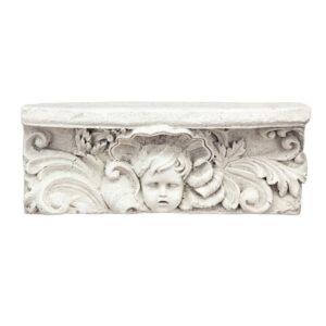 Design Toscano EU41394 20 Inch Cathedral Cherub Wall Shelf