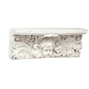 Design Toscano EU41394 20 Inch Cathedral Cherub Wall Shelf