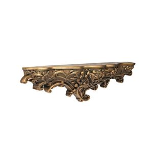 Design Toscano EU4453 Art Nouveau 30 Inch Brussels Floral Shelf