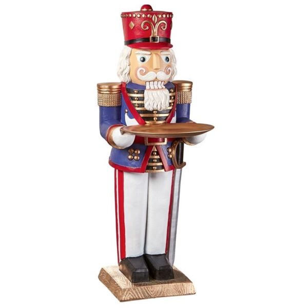 Design Toscano EU9367 12 1/2 Inch Nutcracker Soldier Butler Table