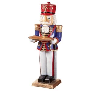 Design Toscano EU9367 12 1/2 Inch Nutcracker Soldier Butler Table