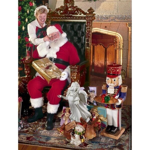 Design Toscano EU9367 12 1/2 Inch Nutcracker Soldier Butler Table