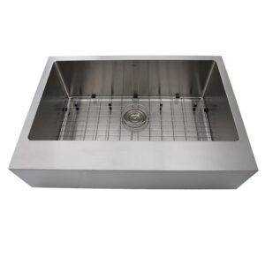 Nantucket Sinks EZApron30 Patented Design Stainless Steel Apron Sink