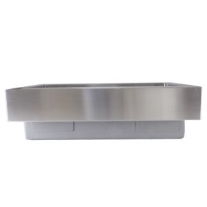 Nantucket EZApron33-5.5 Pro Series 33 Inch Single Bowl Undermount Stainless Steel Kitchen Sink with 5-1/2 Inch Apron Front