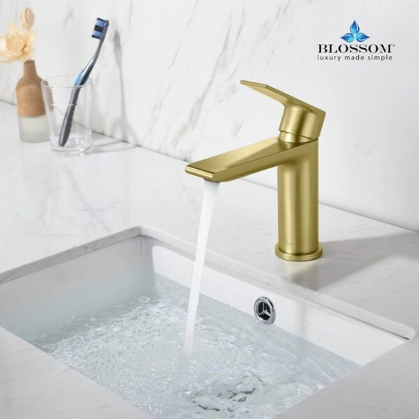 Blossom F01 102 6 1/2 Inch Single Handle Bathroom Faucet