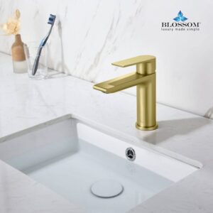 Blossom F01 102 6 1/2 Inch Single Handle Bathroom Faucet