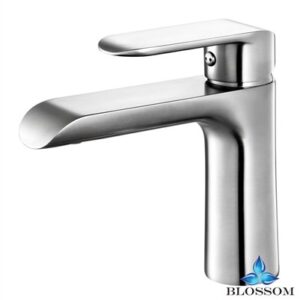 Blossom F01 111 02 Single Handle Lavatory Faucet in Brushed Nickel