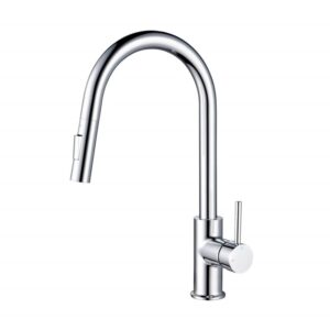 Blossom F01 206 16 1/2 Inch Single Handle Pull Down Kitchen Faucet