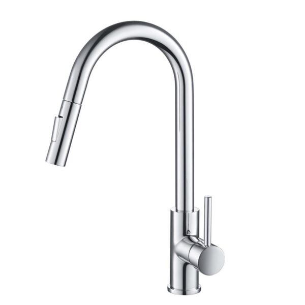 Blossom F01 206 16 1/2 Inch Single Handle Pull Down Kitchen Faucet