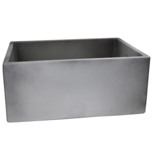 Nantucket Sinks FCFS2418S 23 Inch Farmhouse Fireclay Sink