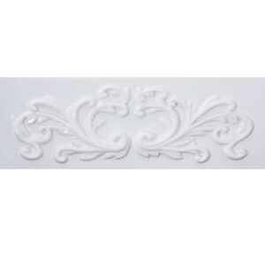 Nantucket Sinks FCFS3318D-Filigree Double Bowl Farmhouse Fireclay Sink with Filigree Apron