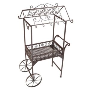 Design Toscano FU12261 28 Inch Jardin a La Francaise Flower Pushcart