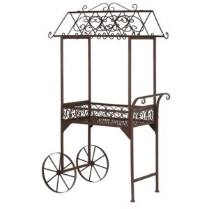 Design Toscano FU12261 28 Inch Jardin a La Francaise Flower Pushcart