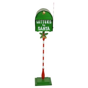 Design Toscano FU16851 14 Inch Letters for Santa Metal Mailbox Statue